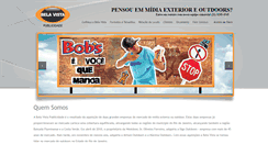 Desktop Screenshot of belavistapublicidade.com.br